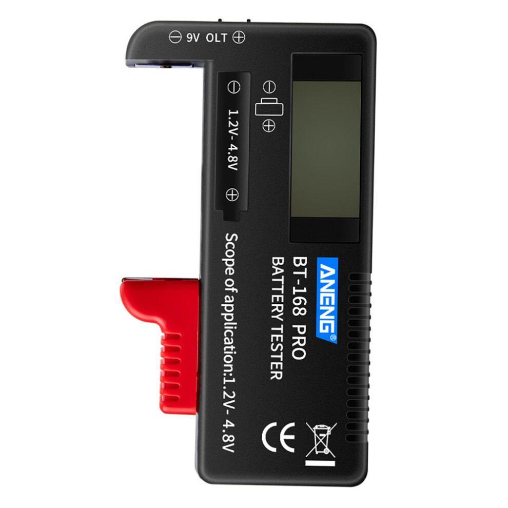 Aneng Bt-168 Pro Battery Tester Digital-Display Type Tester Battery Checker Battery Capacity Diagnostic Tool Universal Tester Checking D C 4961323784120