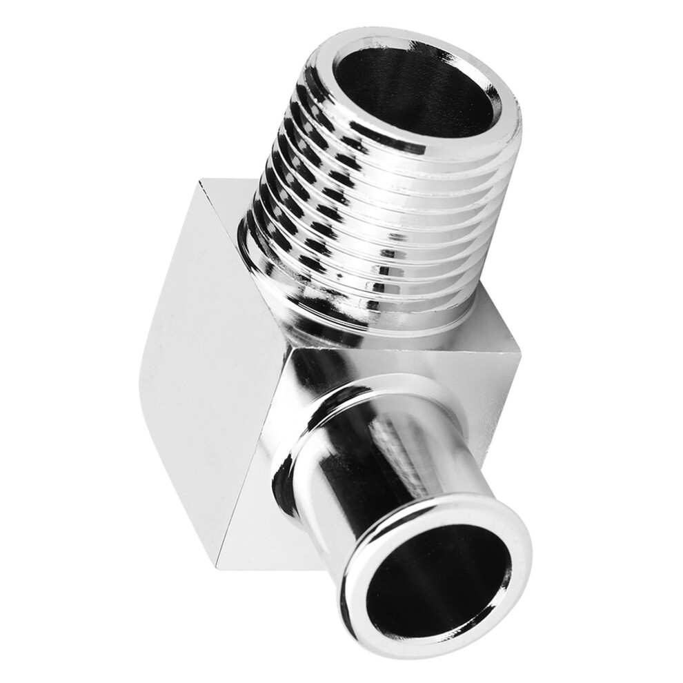Aluminum Alloy Heater Hose Fitting 90 Degree Connector 1/2In Npt To 5/8In Hose Barb 8781323783741