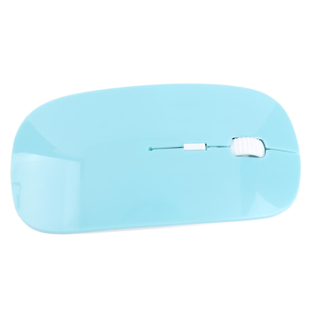 2.4G Wireless Mouse Portable Ultra-Thin Mute Mouse 4 Keys Wireless Optical Mouse 1600Dpi For Desktop Computer Laptop Blue 9341323784590