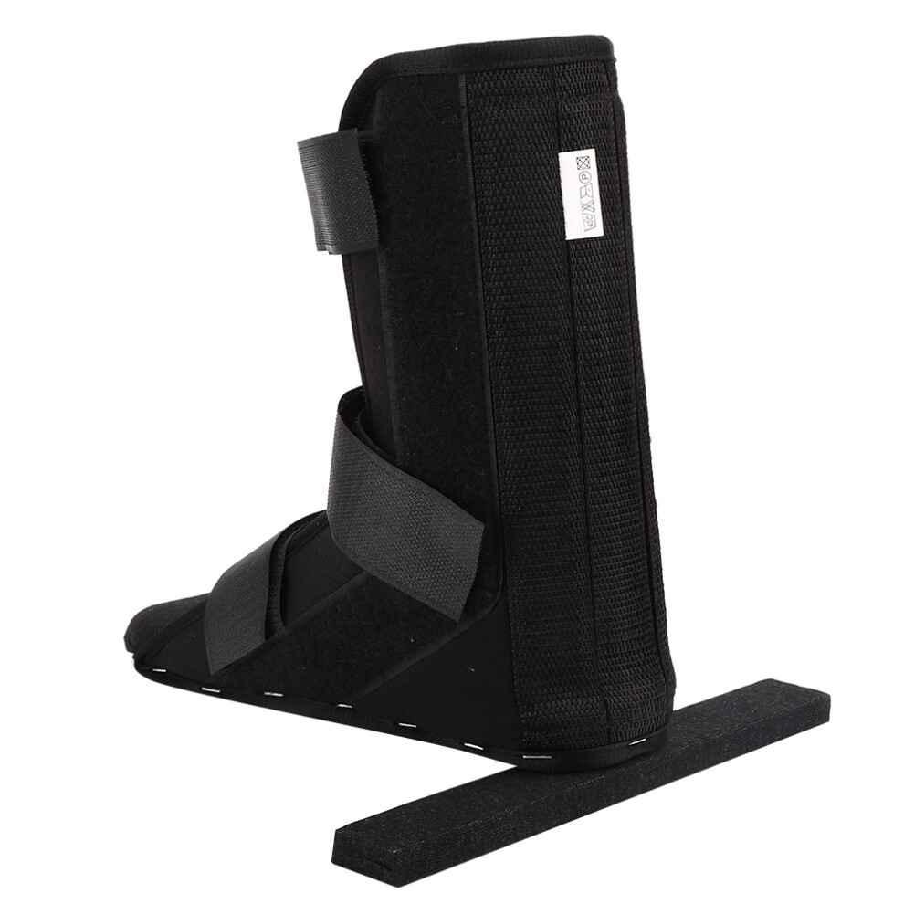 Black Professional Foot Fracture Boot Ankle Correction Joint Sprain Fixed Brace L