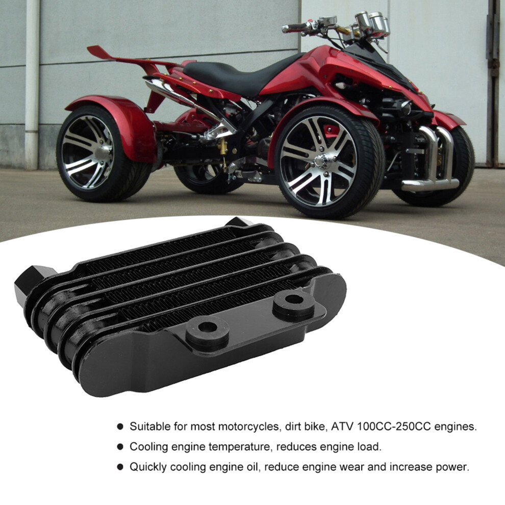 Universal Engine Oil Cooler Cooling Radiator For 100Cc-250Cc 65Ml Motorcycle Dirt Bike Atv 9301323786536