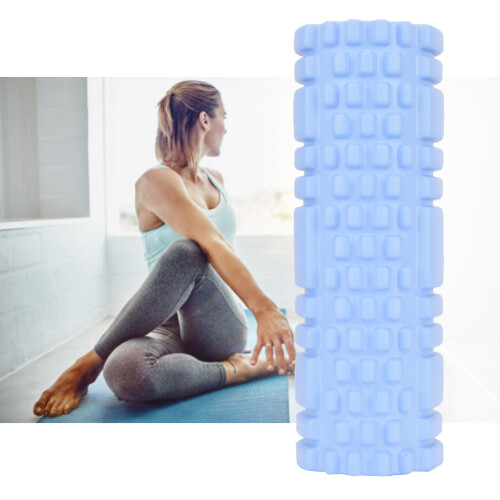 Himmelblauer EVA Yoga-Upper Foam Roller – 30 cm Muskelmassagegerät 2
