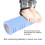 Himmelblauer EVA Yoga-Upper Foam Roller – 30 cm Muskelmassagegerät 5
