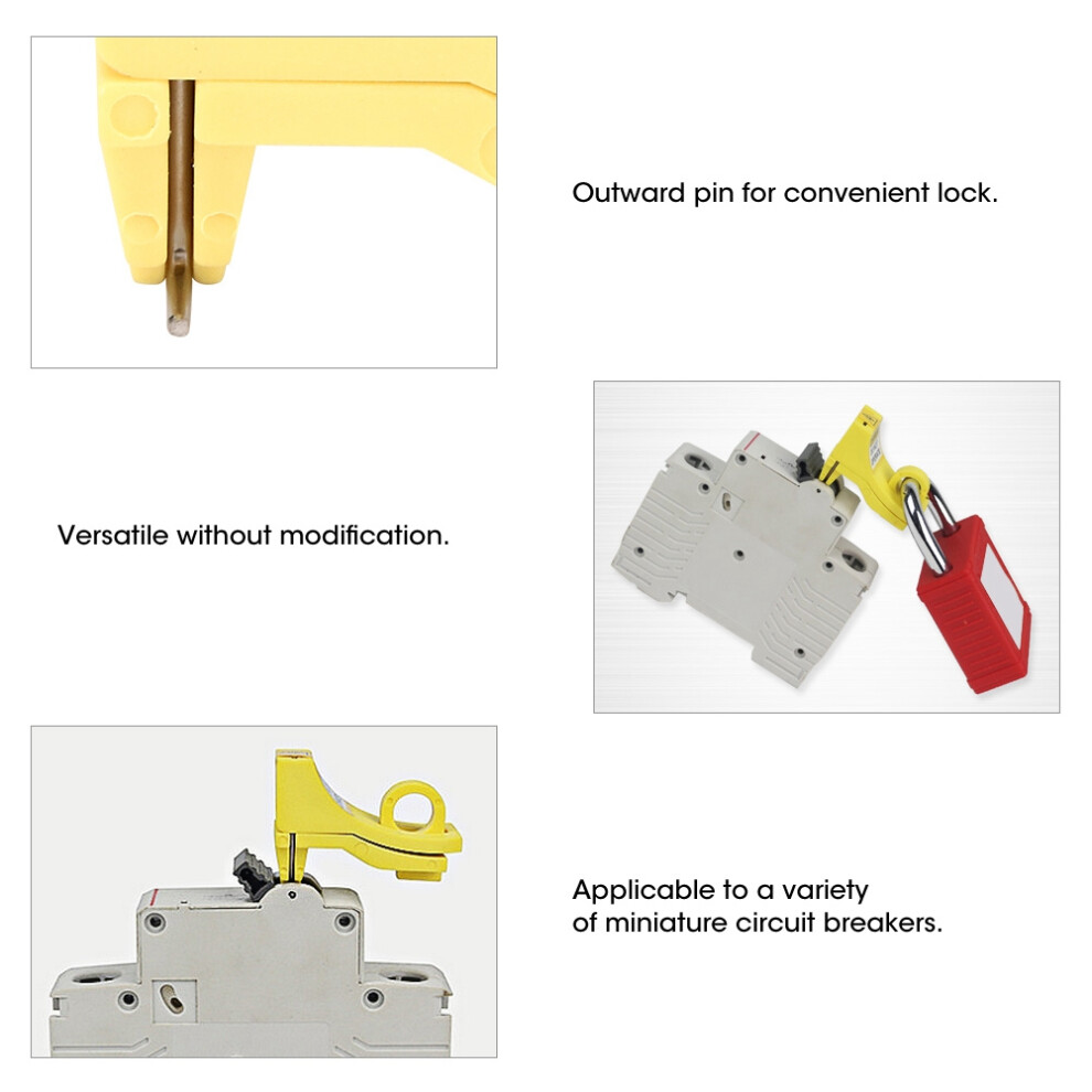 Miniature Circuit Breaker Lockout Outward Pin Security Lock Off Device 4951323794823