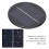 4 Stück 6V 80mm Polykristallines Silizium-Rundsolarmodul-Set 6
