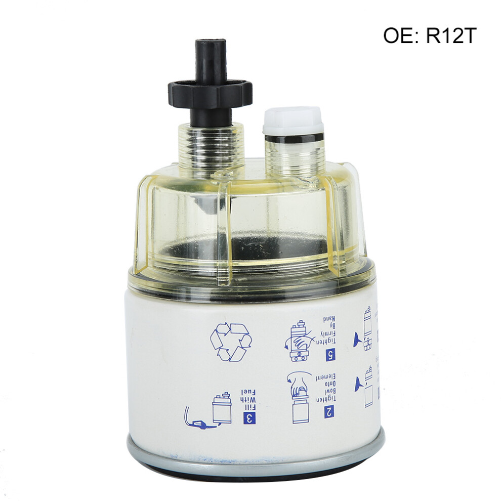 R12t Stable Performance Universal Replacement Boat Marine Yacht Fuel Water Separator Filter 8791323798218