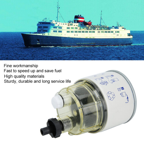 Kraftstoff- und Wasserabscheiderfilter R12T Universal für Boote, Yachten, langlebig 2