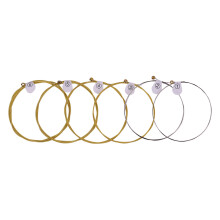 ZIKO DAG-010 Extra Leichte Akustik-Gitarrensaiten, 6er-Pack, Hochkarbonstahl