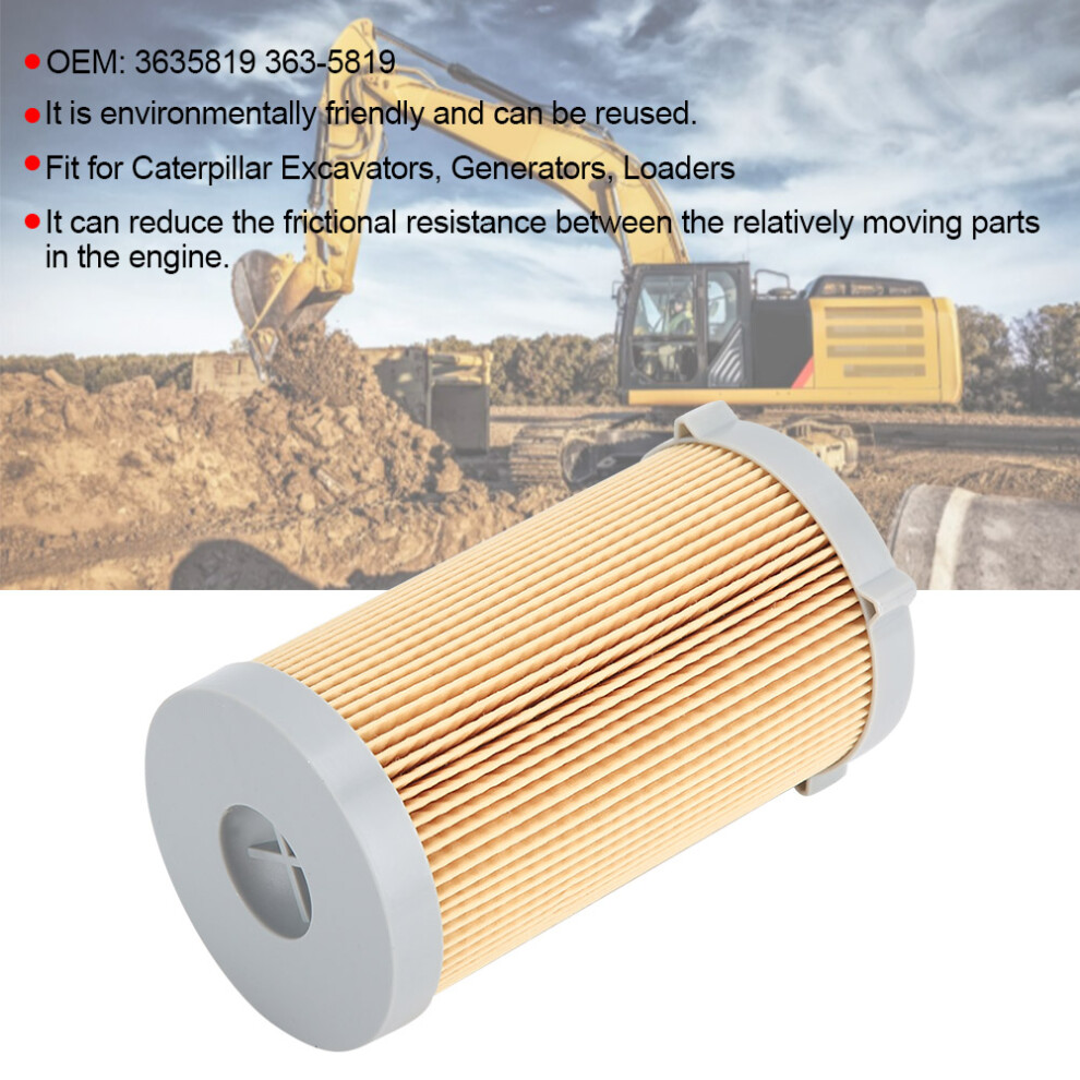 Engine Fuel Filter With Gasket Fit For Caterpillar Excavators Generators Loaders 3635819 6921323798198