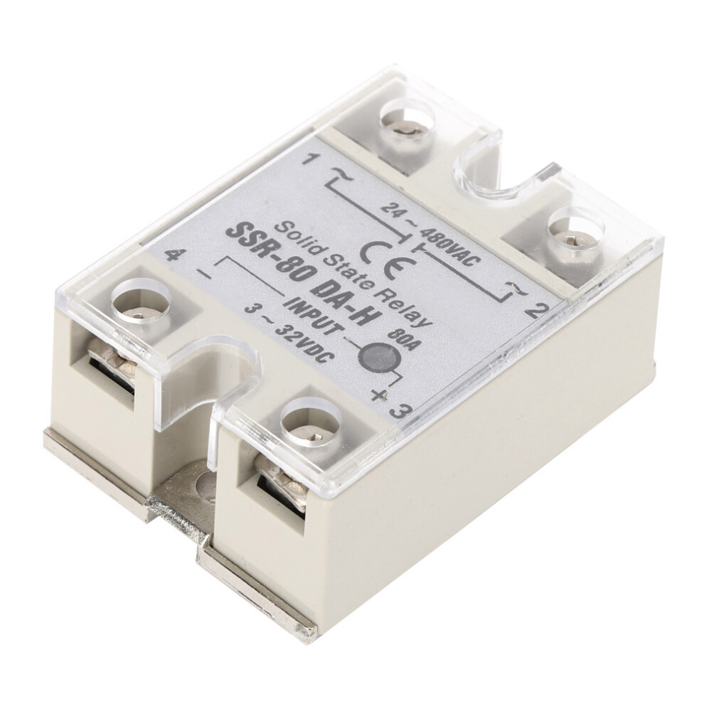 Solid State Relay Dc Ac Ssr With Non Contact Switch High Quality Ssr-80A Da H 24-480Vac 8071323802215