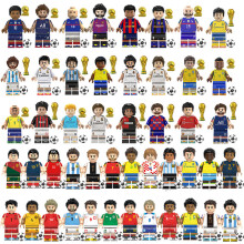 48PCS Soccer players Mini figure Building Blocks Kids Toys