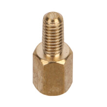 Standoff Brass Coupling M3 Single Head Hex Nuts Replacement Kits for PCB BoardM3 x 6 100Pcs