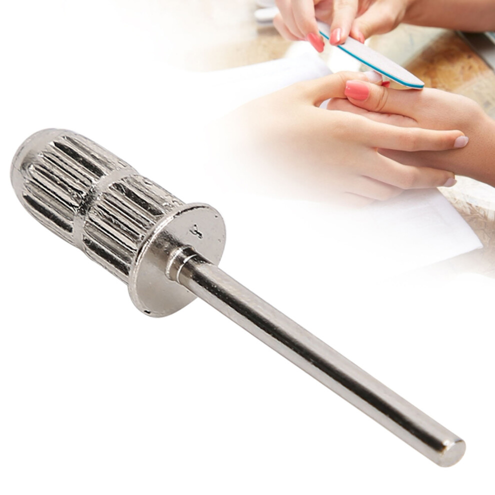 10pcs 2.35mm Nail Sanding Band Mandrel Electric Drill Manicure Machine AccessorySilver