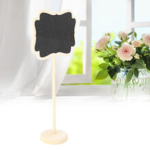 10 Sets Plant Label Tag Sign Small Blackboard Message Board Garden Plants DecorationFlower Shape