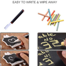 20 Sets Plant Marking Message Board Mini Blackboard Home Office Wedding Table Decoration