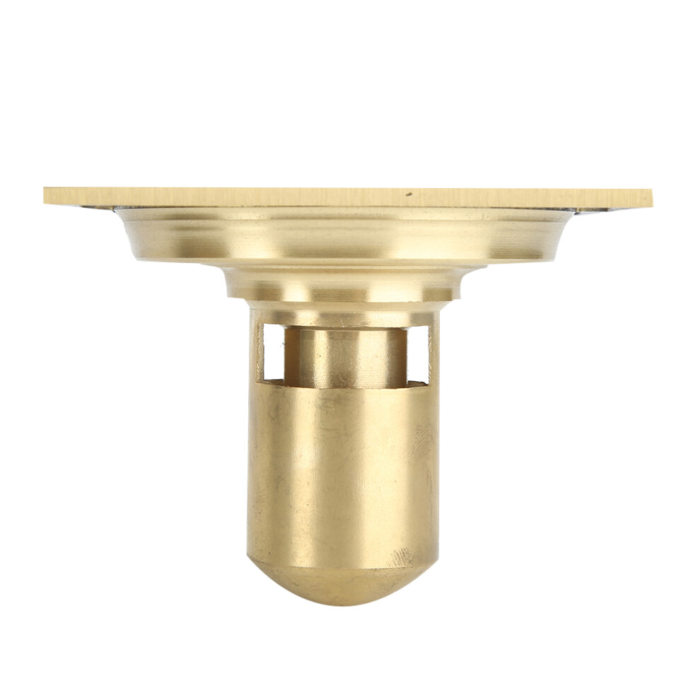 Square Shape Single Use Floor Drain Anti Odor Anti Clog Shower Drain For Home Bathroom 4921323805317
