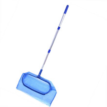 Pool Skimmer Net with Telescopic Pole Removal Leaf Rake Swimming Pool Ponds Fast Cleaning Tool with Heavy-Duty Aluminium Frames Deep Mesh N