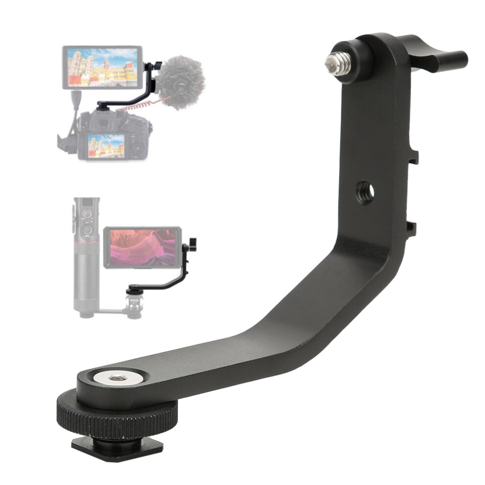 Dslr Camera Video Monitors Arm Shoe Mount L Bracket For Feelworld F5 F6 F6s S55 Fw567 Fw568 Black 9411323812231