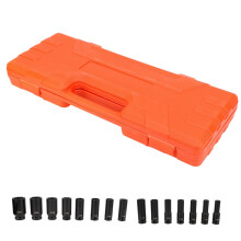 15 pcs / Set 1/2 Inch Deep Impact Socket Tool Set 10-32mm for Garage Workshop