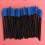 100pcs Disposable Eyelash Brush Mascara Wands Applicator Makeup Brush SetBlue 5