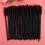 100pcs Disposable Eyelash Brush Mascara Wands Applicator Makeup Brush SetBlack 10