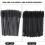 100pcs Disposable Eyelash Brush Mascara Wands Applicator Makeup Brush SetBlack 12