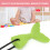 Silicone Fish Tail Shape Teether Baby Chewing Pendant Necklace Teething StickGreen 10