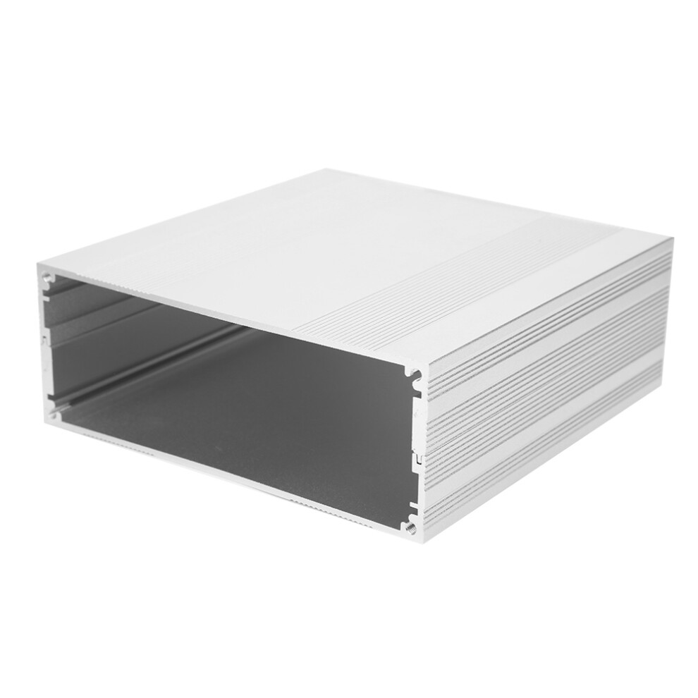 Aluminum Project Box Matte Silver Split Type Diy Electronic Enclosure Shell 54X145x150mm 4371323815661
