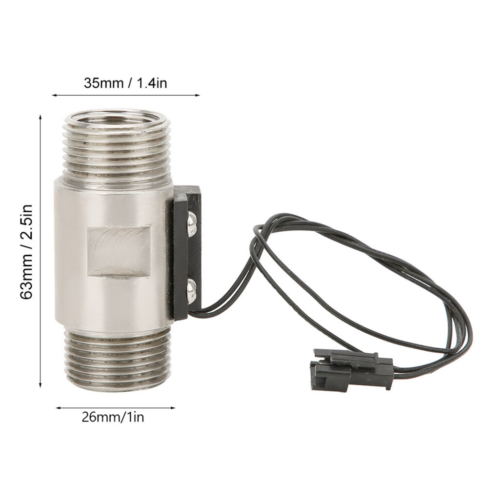 Fs-04 Water Flow Switch Piston Type 304 Stainless Steel G3/4In Double Male Thread 4181323815567
