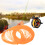 Nylon Floating Fly Fishing Line with Welded Loop Counterweight Fish Tackle AccessoryOrange 4
