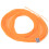 Nylon Floating Fly Fishing Line with Welded Loop Counterweight Fish Tackle AccessoryOrange 9