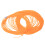 Nylon Floating Fly Fishing Line with Welded Loop Counterweight Fish Tackle AccessoryOrange 3