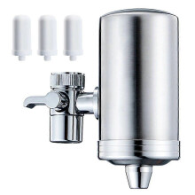 Stainless Steel Faucet Tap Water Ceramic Filter Water Filtration System Kitchen Tap Water Filter Purifier