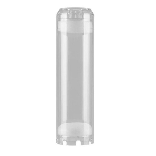 10-Inch Reusable Empty Clear Cartridge Water Filter Housing Various Media Refillable-10916