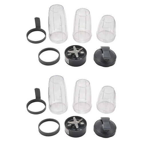2X Cup And Blade Set For Nutri Replacement High-Speed Blender Mixer System For Replacement With Nutribullet-11086
