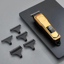 Gold Hair Clipper Rechargeable Electric Cutting Machine Beard Trimmer Shaver Shave For Men Cutter