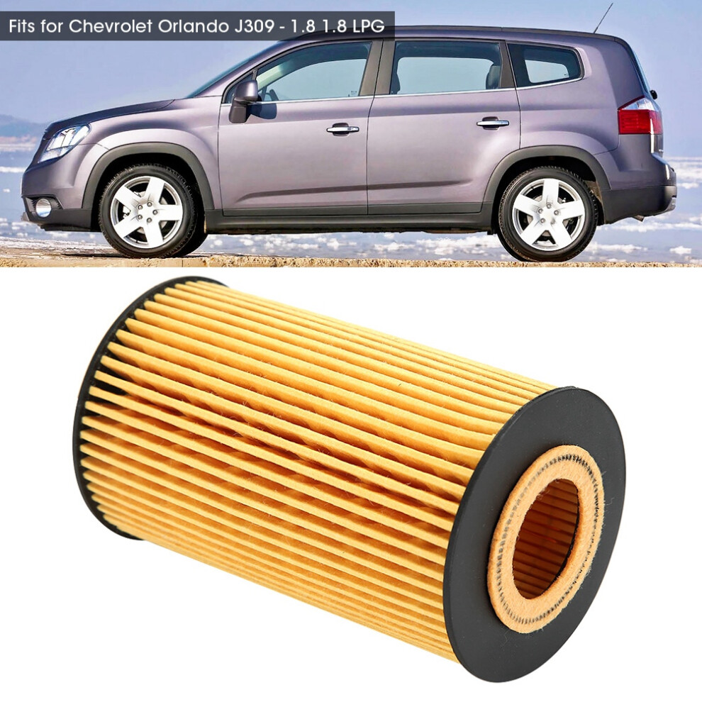 Auto Car Engine Oil Filter Hu612/2X Replacement Fits For Chevrolet Orlando J309 - 1.8 1.8 Lpg 7901323818651