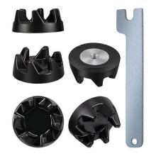 6 Packs 9704230 Blender Coupler Blender Coupling Replacment Parts with 1 Wrench Compatible for Kitchen