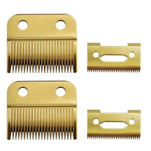 4X for Wahl Magic Clip Cord and Cordless Spare Blade + Cutting Blade (Steel Blade) - Gold
