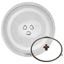 Universal Microwave Glass Plate Durable Microwave Glass Plate , Round Microwave Base Cover
