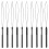 30pcs Hair Extension Loop Threader Hook Tool and Bead Tool Black Loop Threader for Hair Extension or 1