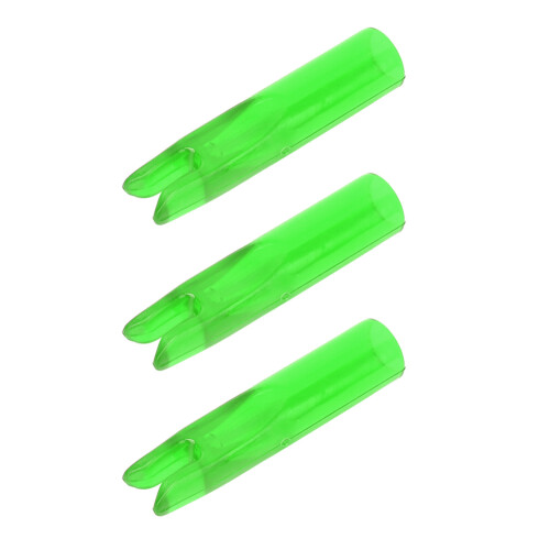 50Pcs Portable Plastic Bow Arrow Nock Insert Tail Archery Accessory for 6mm Shaftmentgreen 2