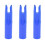 50Pcs Portable Plastic Bow Arrow Nock Insert Tail Archery Accessory for 6mm Shaftmentblue 6