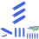 50Pcs Portable Plastic Bow Arrow Nock Insert Tail Archery Accessory for 6mm Shaftmentblue 3