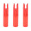50Pcs Portable Plastic Bow Arrow Nock Insert Tail Archery Accessory for 6mm Shaftmentred 7