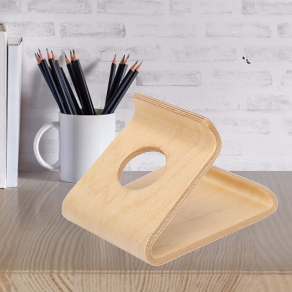 Double-Sided Walnut Desktop Tablet Pc Holder Mobile Phone Stand Bracket Accessory(Undertint ) 9301323824801