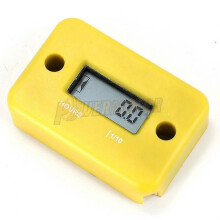 Motorcycle Hour Odometer Induction Digital LCD Battery Clock Accessories ATV Dirt Motocross Hours Motor