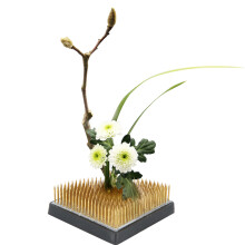 Unique Fan shaped Flower Kenzan Holder Flower Arrangement Pin Needle Floral Arranging Tool