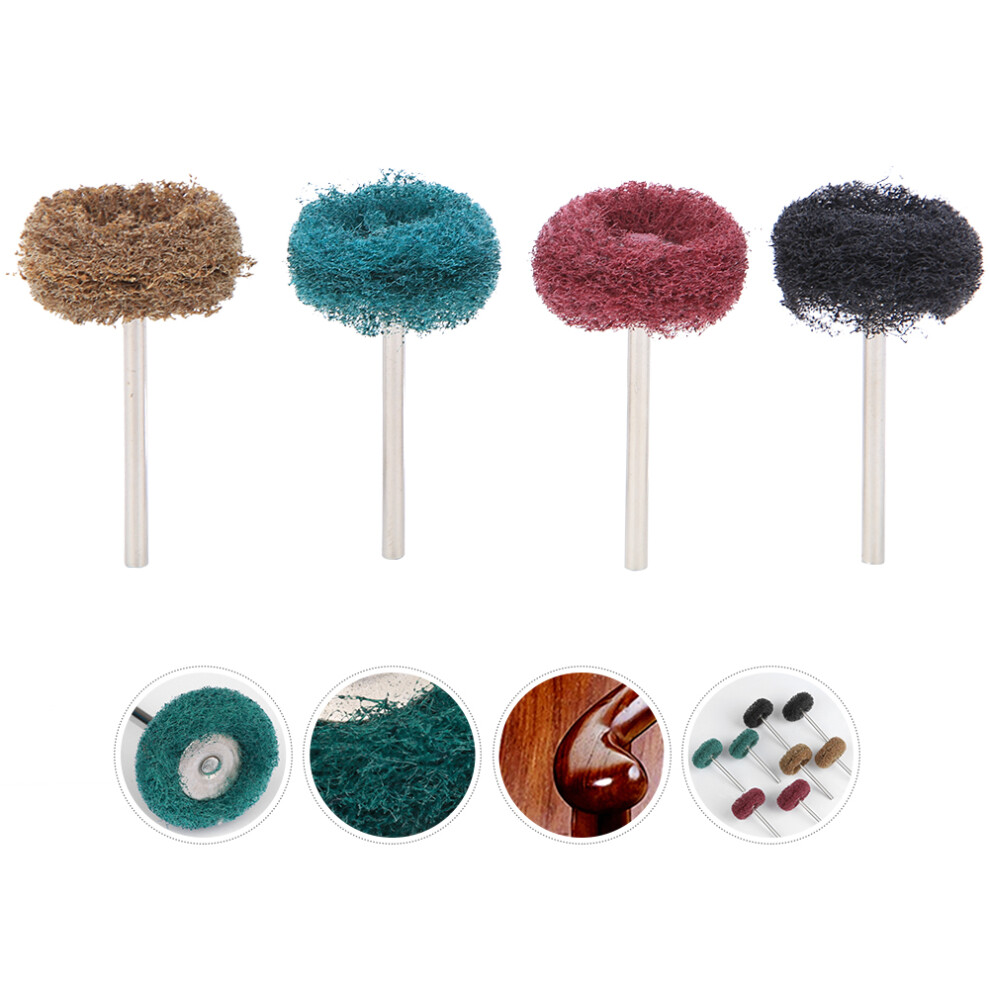 40Pcs Shank Brushed Abrasive Wheel Buffing Polishing Wheel Set For Rotary Tool 9431323827837