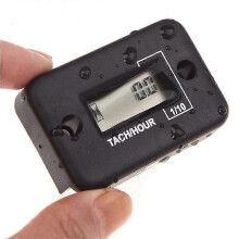 Waterproof Digital Hour Meter Durable Portable Engines Hour Meter Universal 1pcs Gas Engine Timer Car